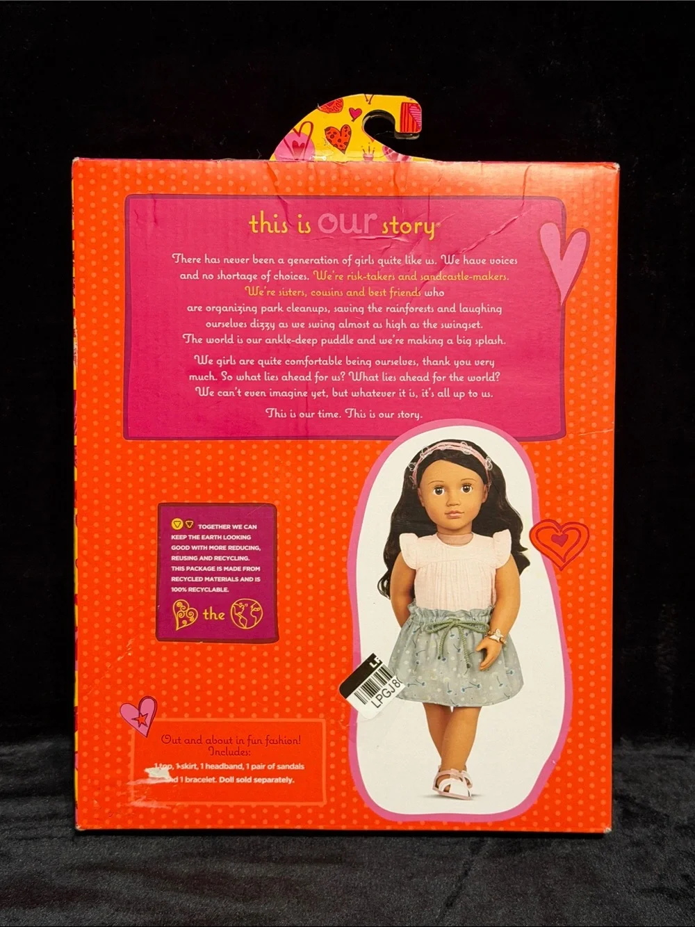 Our Generation All Aflutter Butterfly Outfit Fit American Girl My Life 18” Dolls